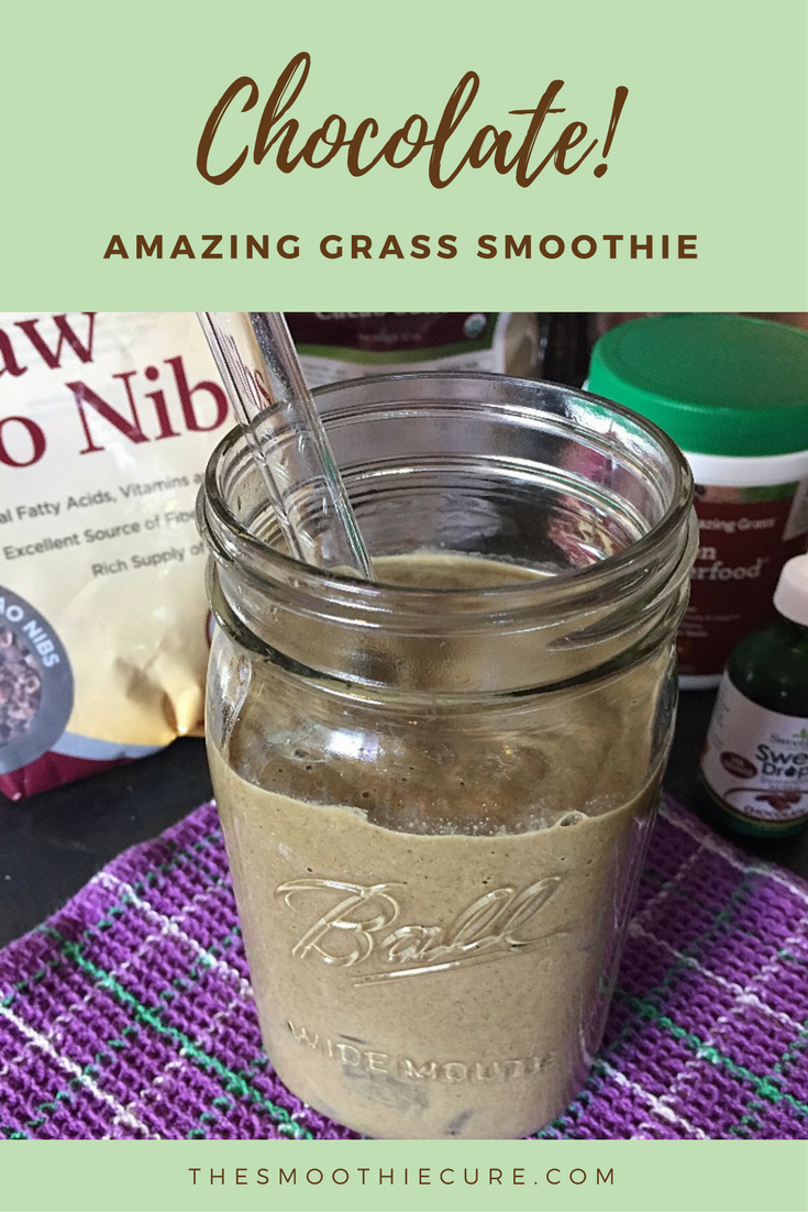 Chocolate Amazaing Grass Smoothie MMT, Keto, Low Carb, Low Sugar